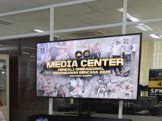 Peduli Korban Bencana, Polri Dirikan Media Center Bantuan Kemanusiaan di Bandara Soetta